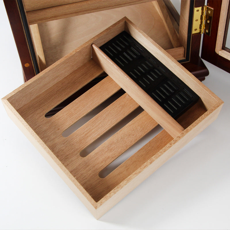 Solid Wood Large Capacity Cigar Humidor