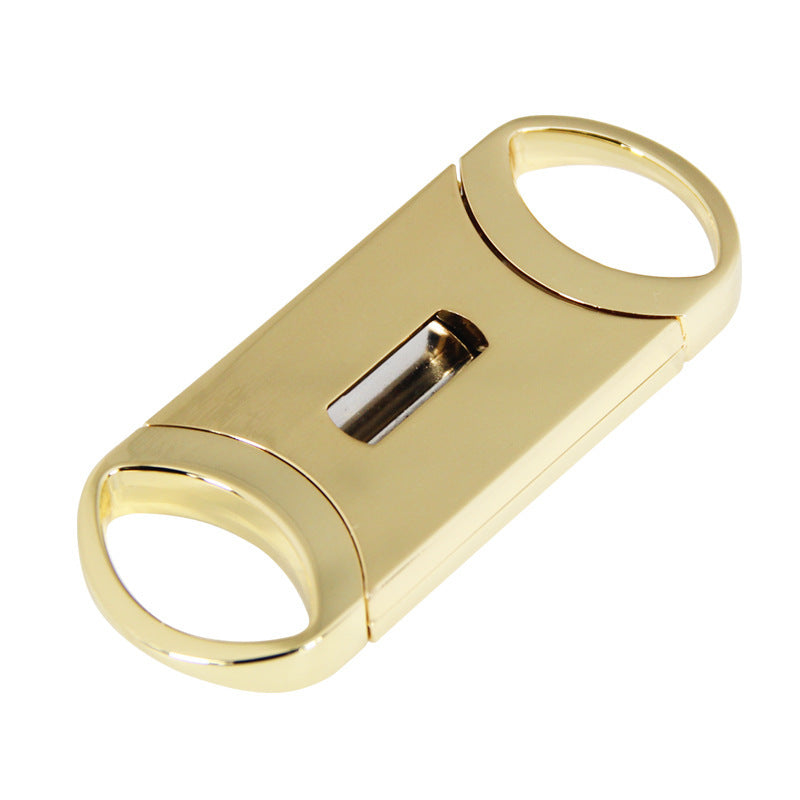 Cigar Cutter Cigar Cutter Pure Metal V-Shaped Knife