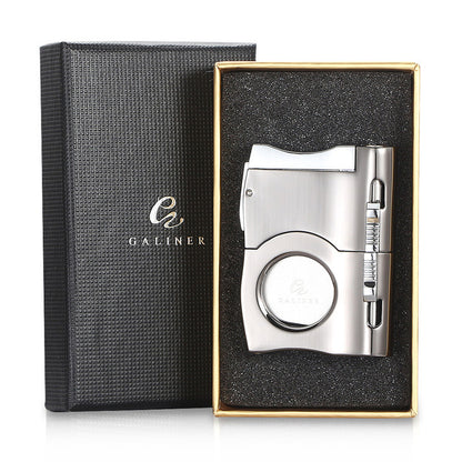 Desktop Cigar Cutter Stainless Steel Double Edge