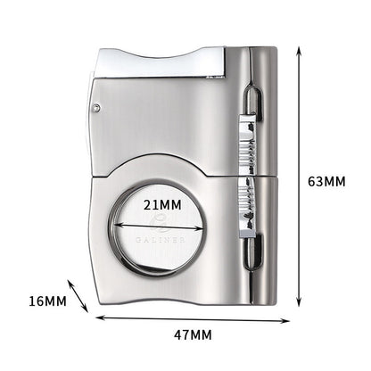 Desktop Cigar Cutter Stainless Steel Double Edge