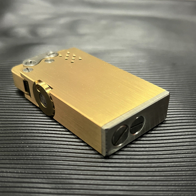 Mechanical Press Agon Tongue Automatic Ejection Brass Lighter